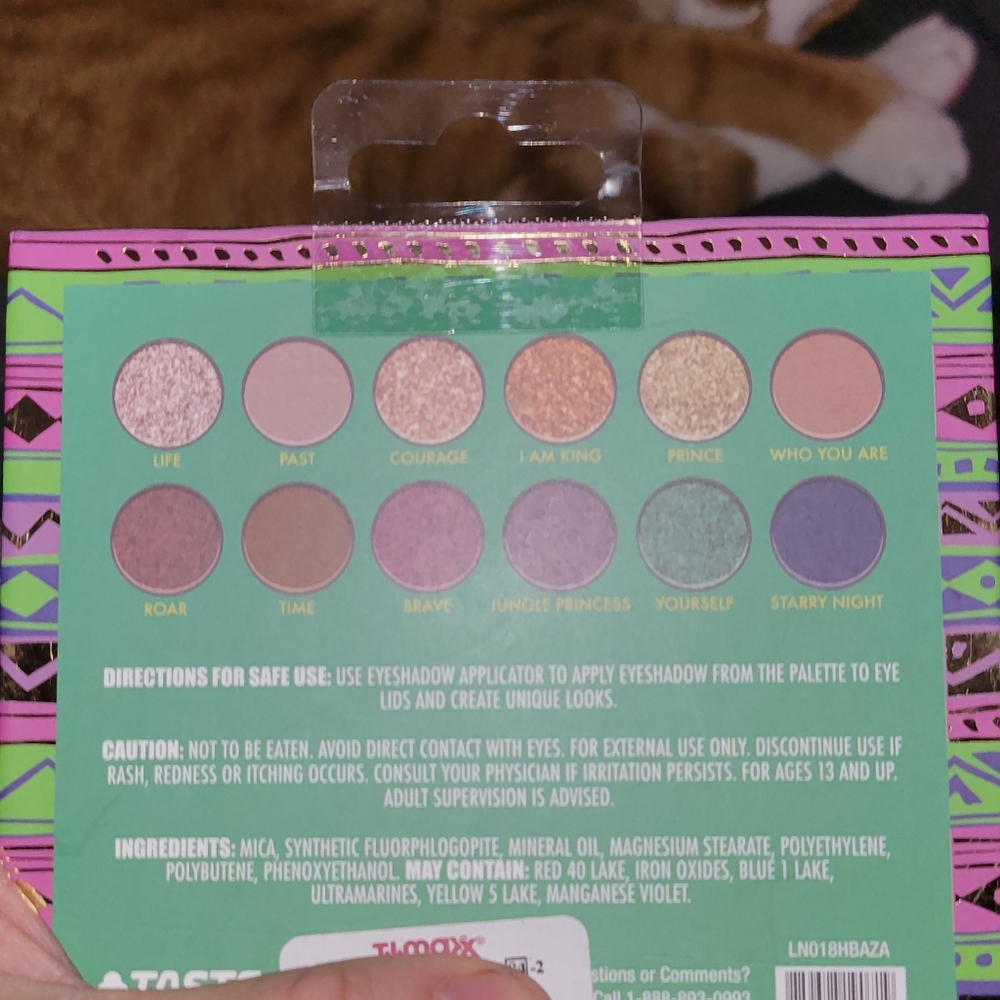 Brand new Lion King eyeshadow palette